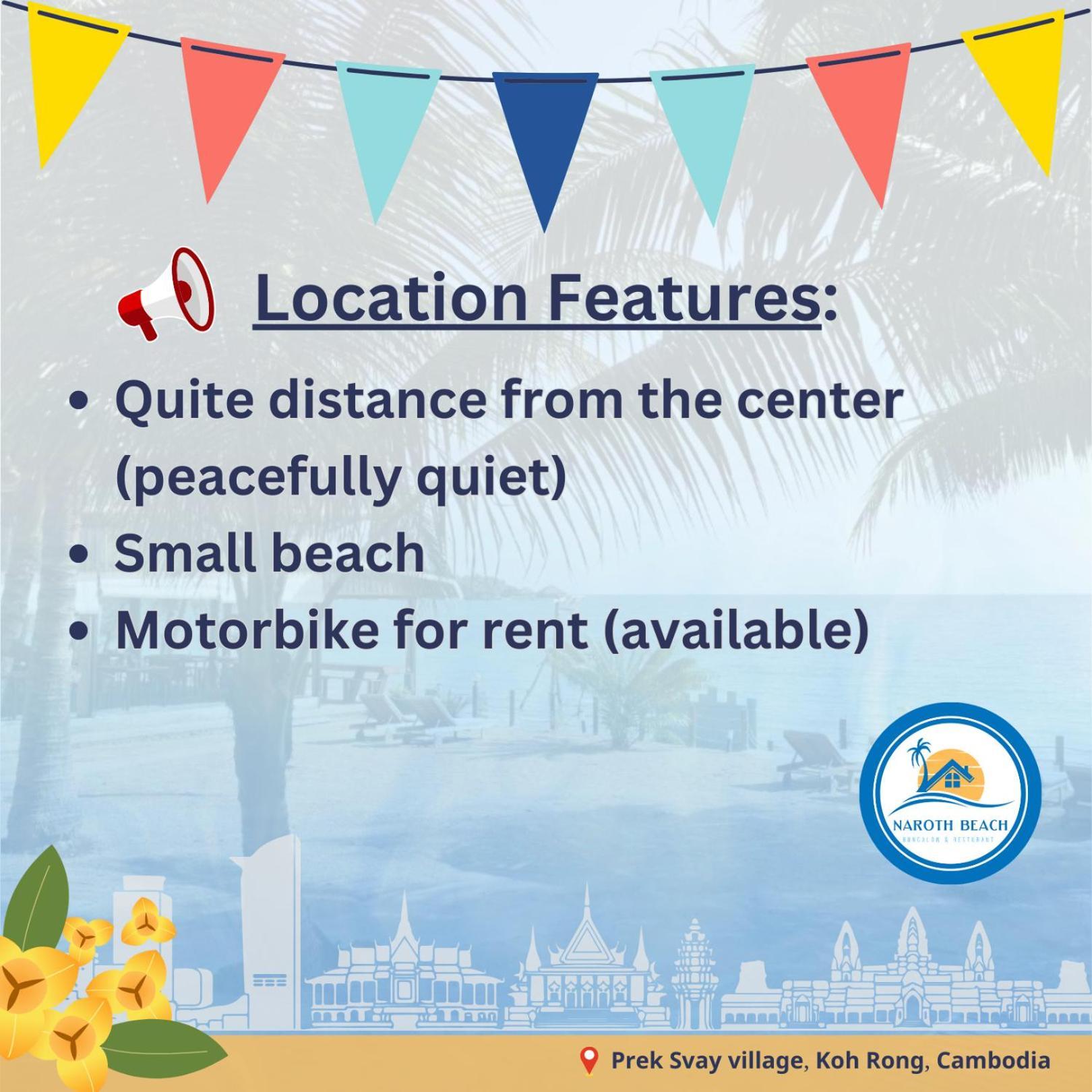 Naroth Beach Bungalow Prek Svay Village 外观 照片
